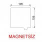 Paslanmaz Yay Çeliği 214mmx214mm(Magnetli)