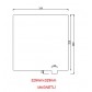 Paslanmaz Yay Çeliği 329mmx329mm(Magnetli)